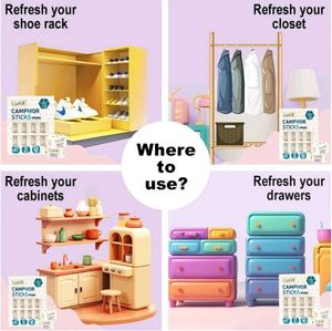 CamPure Camphor sticks 12×2 pack