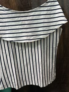Striped Off-Shoulder Top