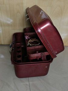 Naina Burgundy Luggage Case