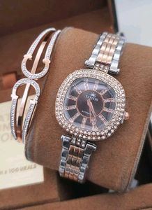Premium New Lotus Women&#39;s Watch &amp; Bracelet