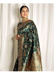 Elegant Green Saree