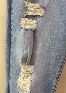 Ripped High-Waisted Jeans