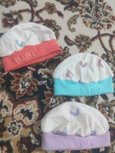 3 pcs cap set for newborns