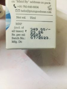 Plum 10% Niacinamide Face Serum 15 ml