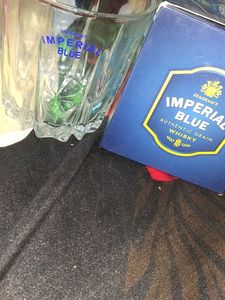 Seagram&#39;s Imperial Blue Whisky Glass