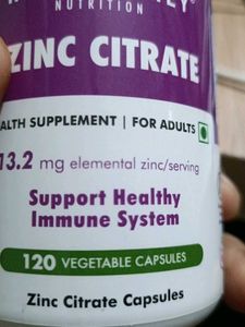 Healthy Hey Zinc Citrate