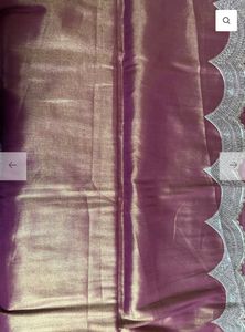 Momzcradle Tissue Saree With Silk Feeding Blouse