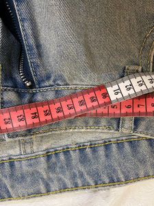 Gray Wide Leg Jeans