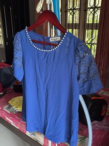 Women Blue Top