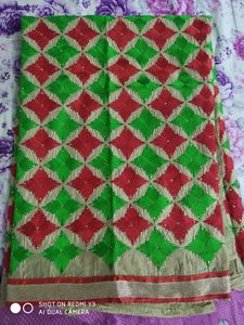 Unstich Suit With Dupatta
