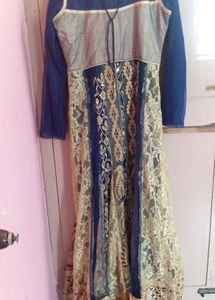 Elegant Embroidered Anarkali Dress