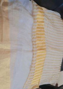 Elegant Kerala Saree - Cream &amp; Gold