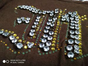 Miss Deep Back Embellished Top