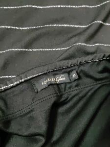 Shimmering Striped Skirt
