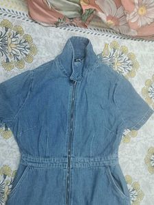 Vintage Denim Mini Dress