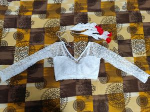 White Lahnga
