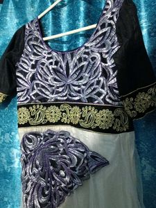 Elegant Embroidered Frock Set