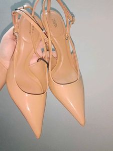 Zara Nude Heels