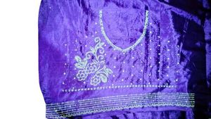 Elegant Purple Saree