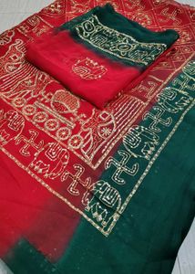 New panetar Gharchola Saree