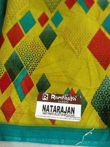 Yellow Geometric Saree