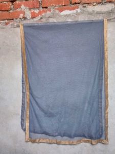 Net Grey Dupatta
