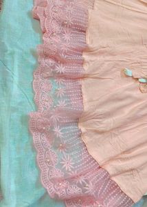 Cream Colour Frock