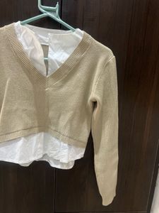 Korean Crop Sweater ❤️