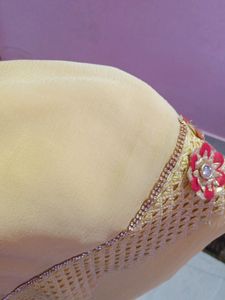 Designer Lemonyellow Saree