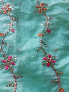 Gotta Patti Fabric For Kurti Top Or Frock Making