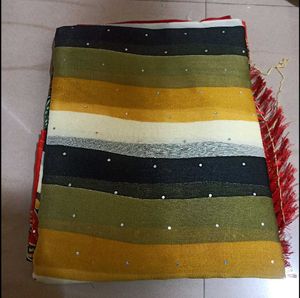 Elegant Striped Saree