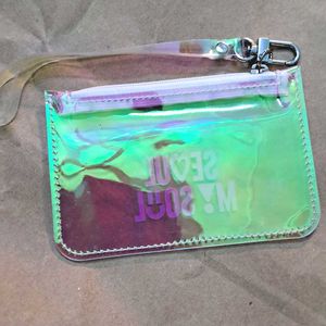Seoul Made SOUL Holographic Pouch