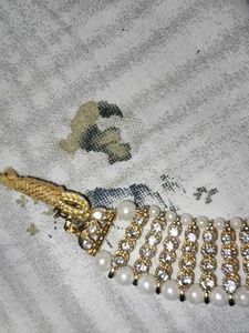 Elegant Gold-Tone Necklace &amp; Earring Set