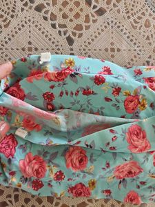 Floral Padded Bandeau Tube Top