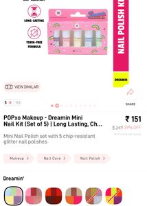 🔥Price Drop🔥Myglamm Popxo Nail Kit