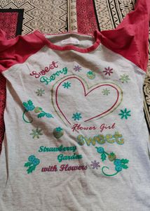 Girls Full Hand Tshirts