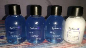 3 Body Washes & 1 Body Lotion