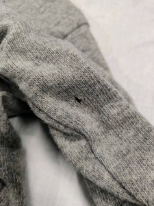 Vintage Grey Knit Cardigan