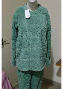 Cozy Green Pajama Set