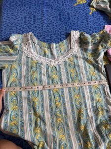 Floral Print Kurta Set