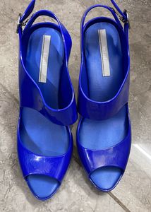 Melissa Blue Slingback Heels