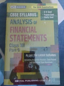 Class XII Financial Statements