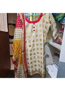 Bandhni Beautiful Kurta+Duppatta