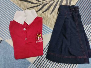Tees- Skirt Set