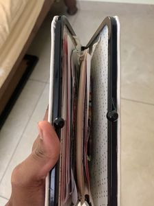 Sparkly Silver Clutch