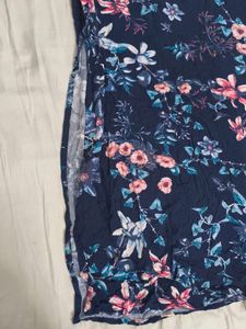 Floral Print Tunic Top