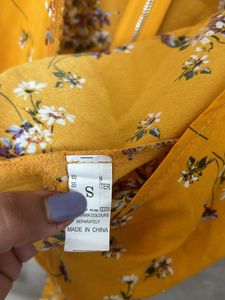 Yellow Crop Top