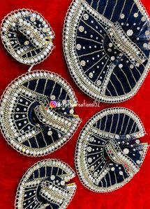 Mirror Work Laddu Gopal Poshak 5 No.