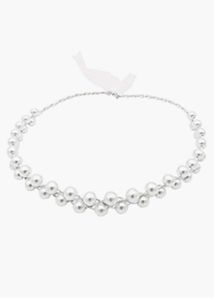 Delicate Double Pearl Bridal Headband