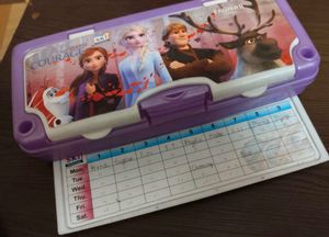 Pencil Box with White Board Frozen art